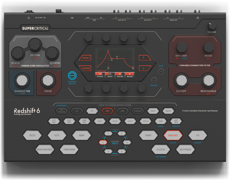 SUPERCRITICAL SYNTHESIZERS REDSHIFT 6