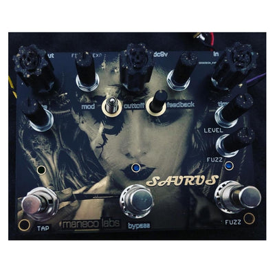 MANECO LABS SAURUS FUZZ DELAY FILTER PEDAL