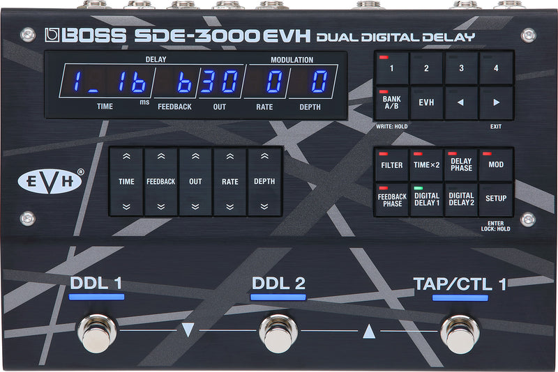 BOSS SDE-3000EVH DUAL DIGITAL DELAY EVH EDITION