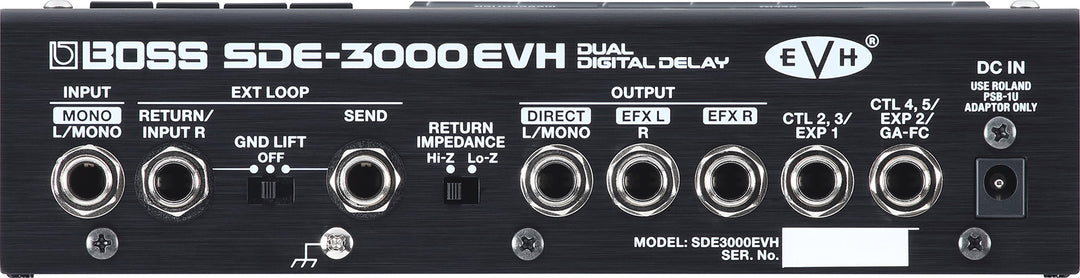 BOSS SDE-3000EVH DUAL DIGITAL DELAY EVH EDITION