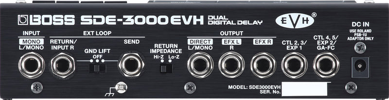 BOSS SDE-3000EVH DUAL DIGITAL DELAY EVH EDITION