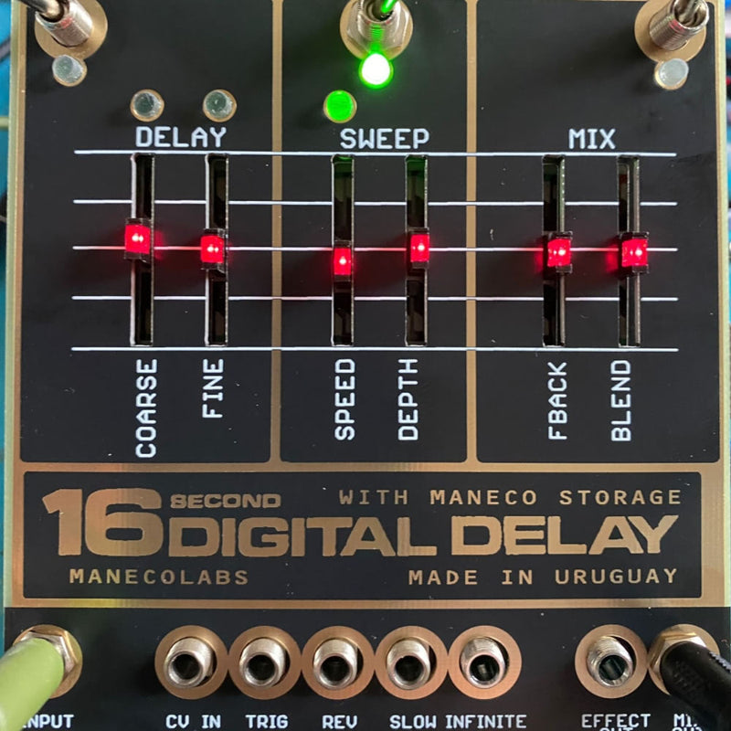 MANECO LABS SIXTEEN SECONDS DELAY VINTAGE EURORACK