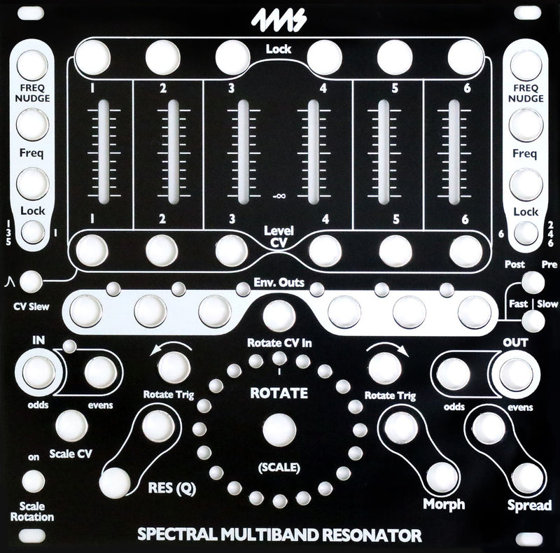 4MS BLACK FACEPLATES