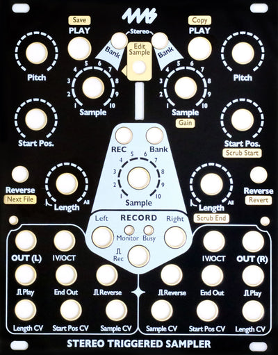 4MS BLACK FACEPLATES