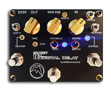 MANECO LABS SWEET 16 DIGITAL DELAY PEDAL