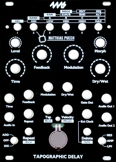 4MS BLACK FACEPLATES