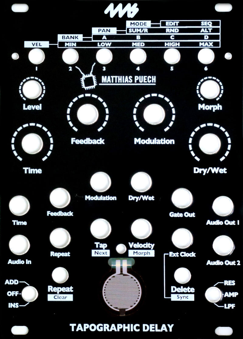 4MS BLACK FACEPLATES