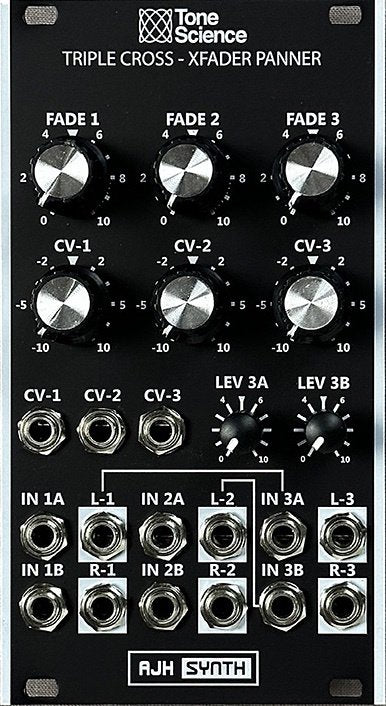 AJH SYNTH TRIPLE CROSS XFADER PANNER