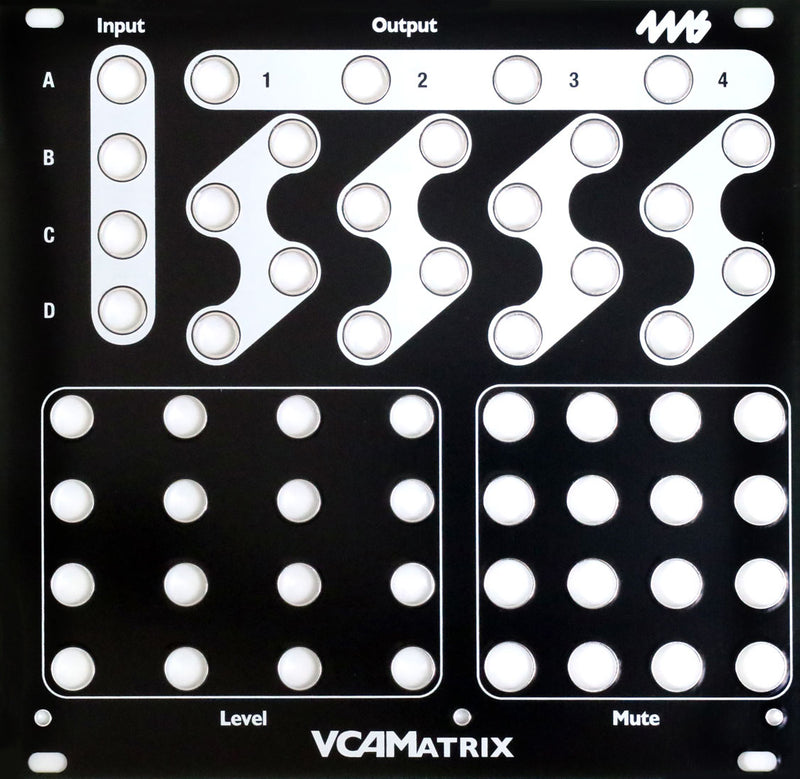 4MS BLACK FACEPLATES