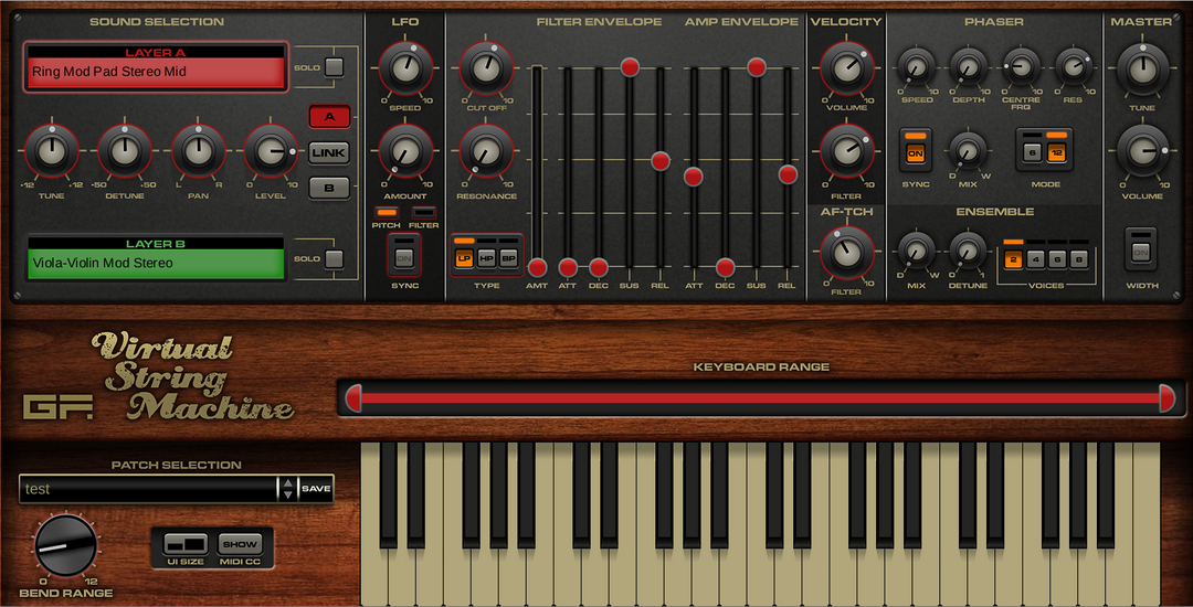 GFORCE VIRTUAL STRING MACHINE