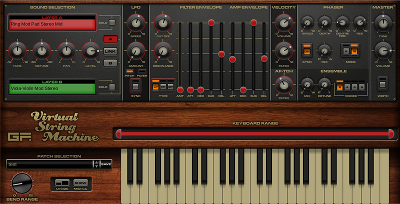 GFORCE VIRTUAL STRING MACHINE