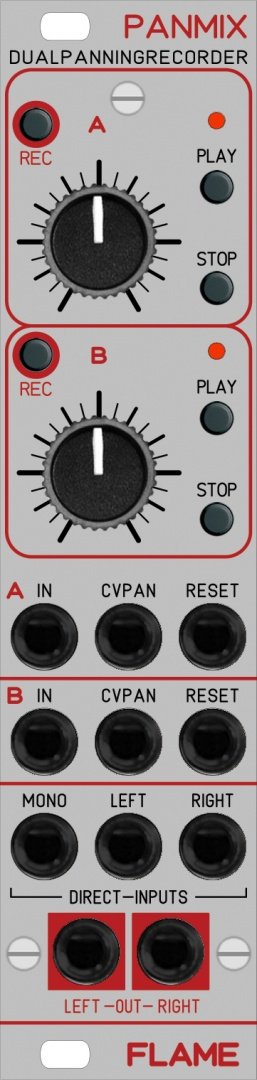 FLAME PANMIX DUAL CHANNEL STEREO PANNER WITH AUTOMATION