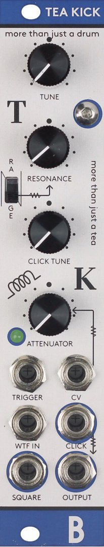 BASTL INSTRUMENTS TEA KICK (ALU) DIY FULL KIT