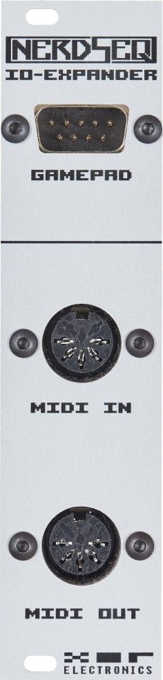XOR ELECTRONICS NERDSEQ IO MIDI EXPANDER SILVER
