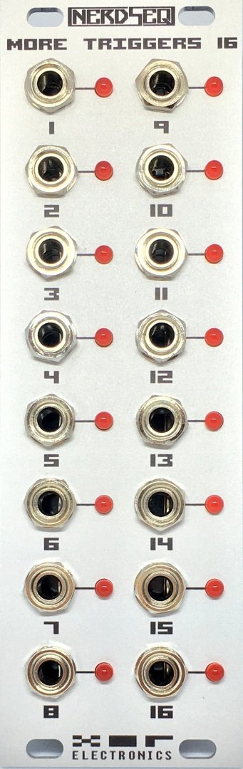 XOR ELECTRONICS MORE TRIGGERS 16 EXPANDER SILVER