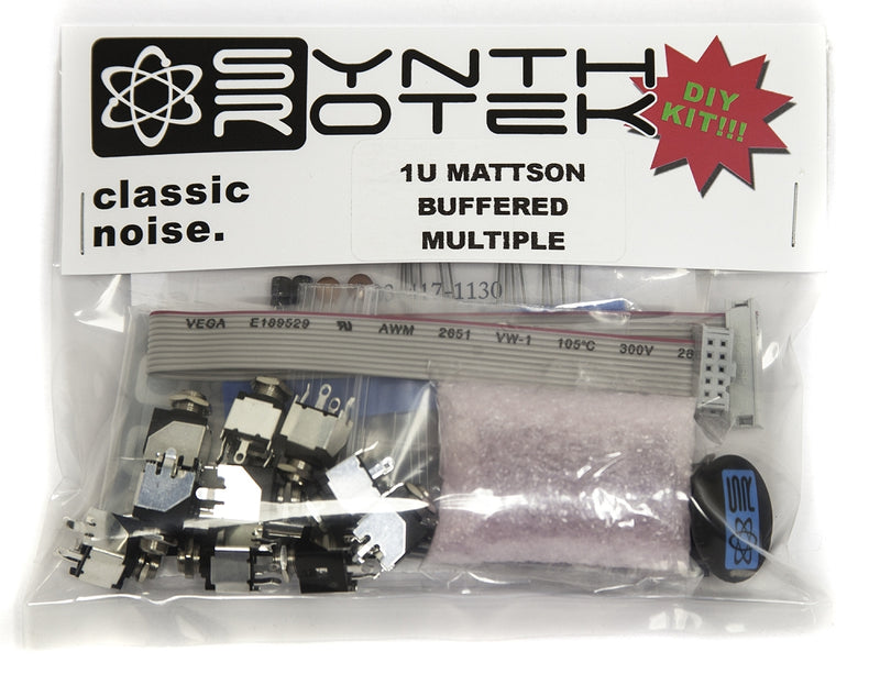 SYNTHROTEK 1U BUFFERED MULTIPLE DIY KIT