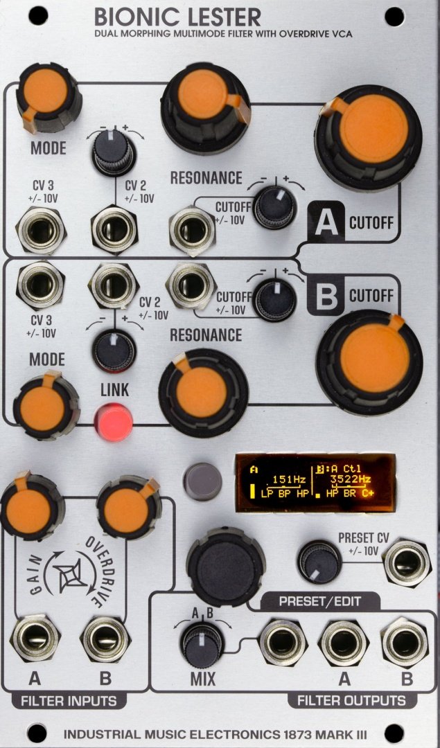 INDUSTRIAL MUSIC ELECTRONICS BIONIC LESTER MKIII