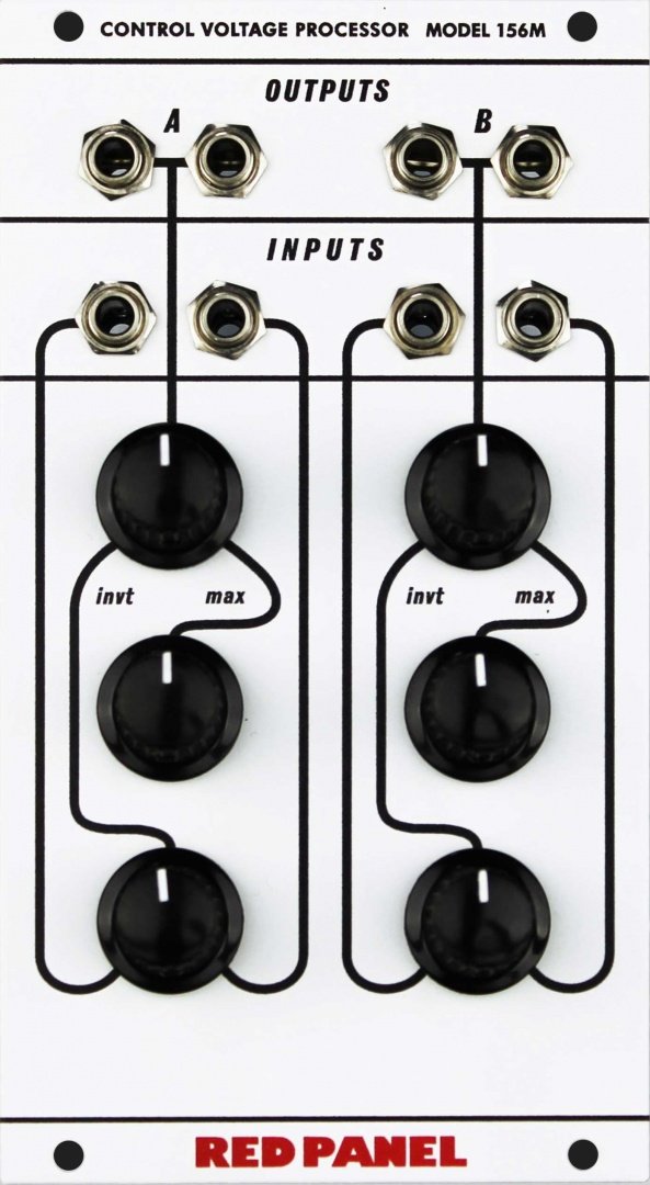 BUCHLA RED PANEL MODEL 156M MODERN DUAL CV PROCESSOR