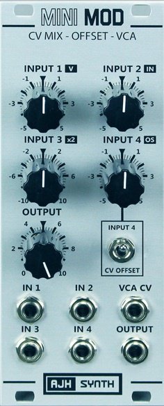 AJH SYNTH CVMIX OFFSET VCA SILVER