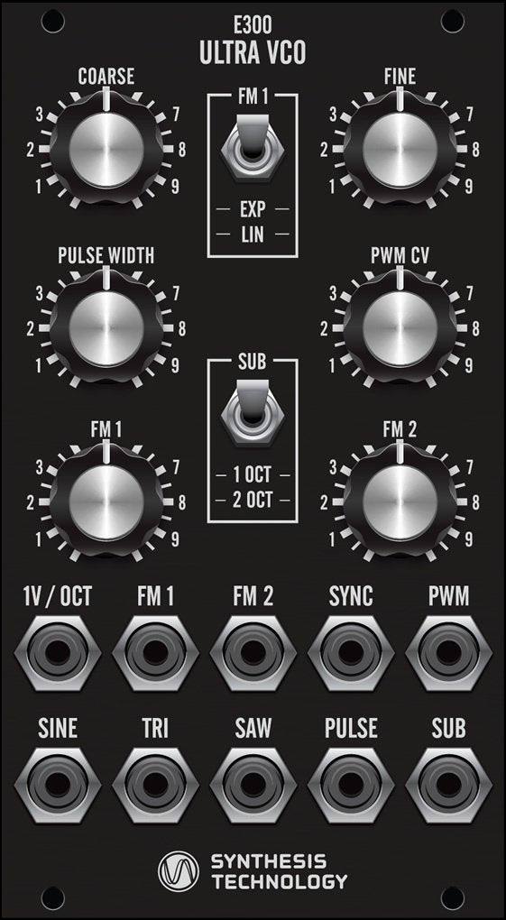 SYNTHESIS TECHNOLOGY E300 ULTRA VCO BLACK