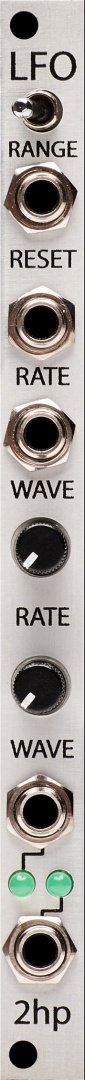 2HP LFO V2 SILVER