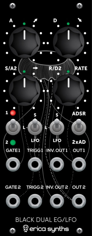 ERICA SYNTHS BLACK DUAL EG-LFO : DISCONTINUED