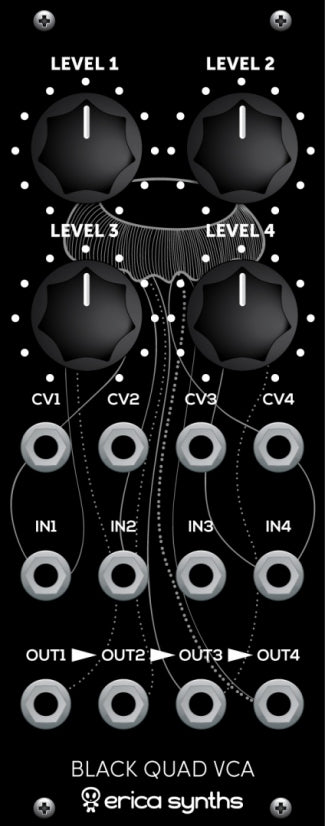 ERICA SYNTHS BLACK QUAD VCA : USED