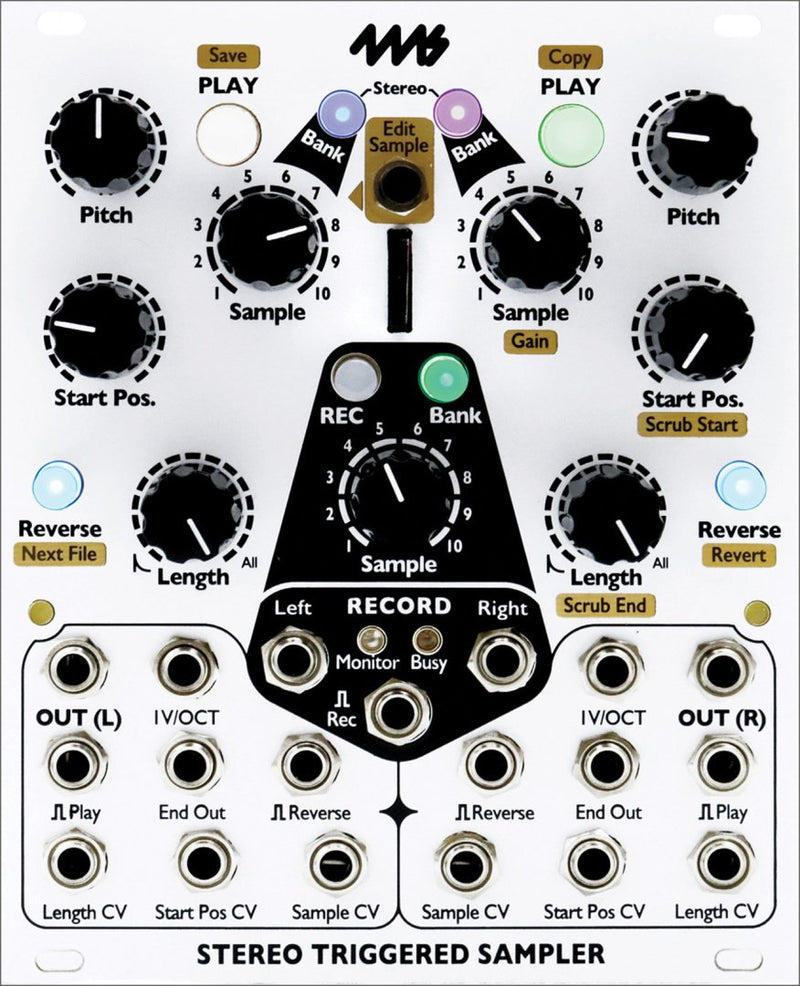 4MS STEREO TRIGGERED SAMPLER STS