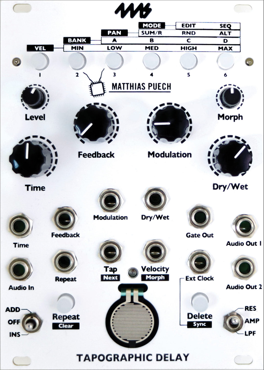 4MS TAPOGRAPHIC DELAY : USED