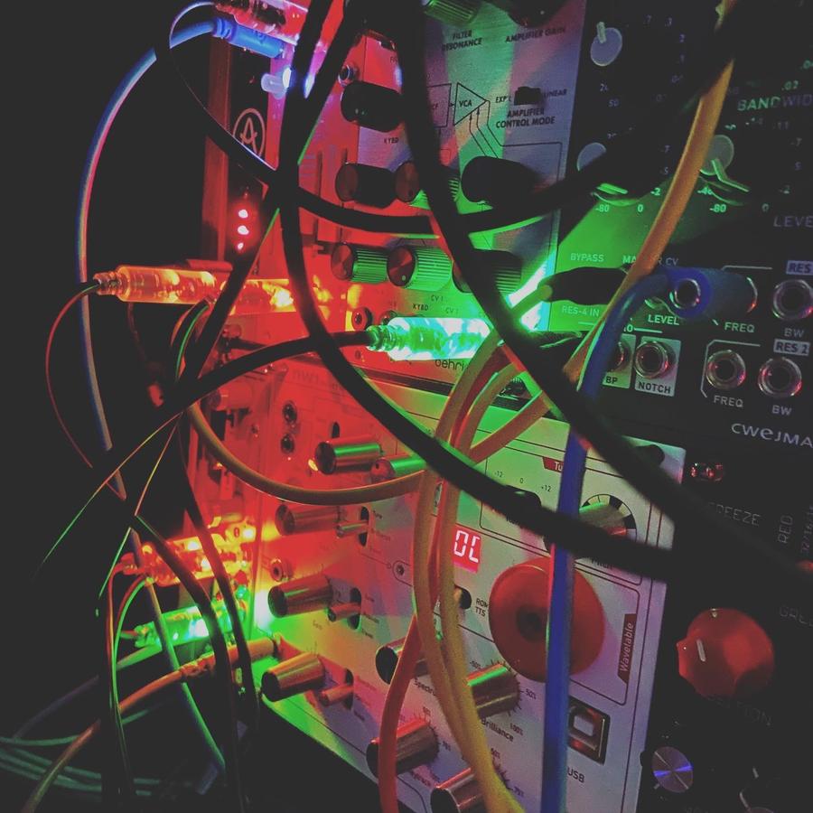 PRODUCERTOOLS PATCHCABLES WITH BUILT IN BI-COLOR LED FOR EURORACK : TRANSPARENT