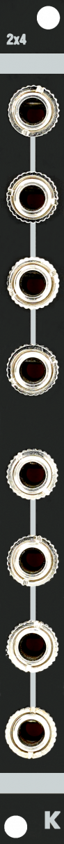 KLAVIS 2X4 MULTIPLE SILVER &amp; BLACK