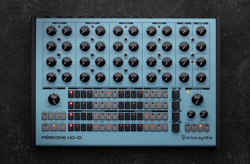 ERICA SYNTHS PERKONS HD-01 DRUM MACHINE