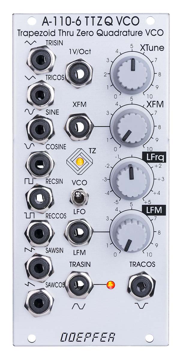 DOEPFER A-110-6 TRAPEZOID THRU-ZERO QUADRATURE VCO