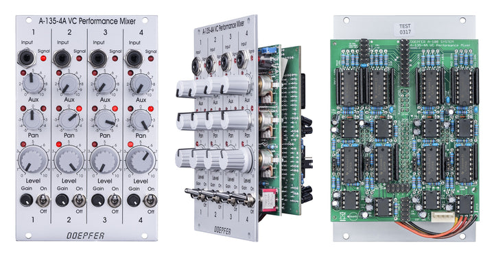 DOEPFER A-135-4A - A-135B VOLTAGE CONTROLLED PERFORMANCE MIXER MODULES