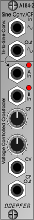 DOEPFER A-184-2 VC CROSSFADER - TRIANGLE TO SINE WAVESHAPER
