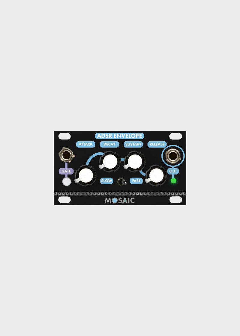 MOSAIC 1U ADSR BLACK
