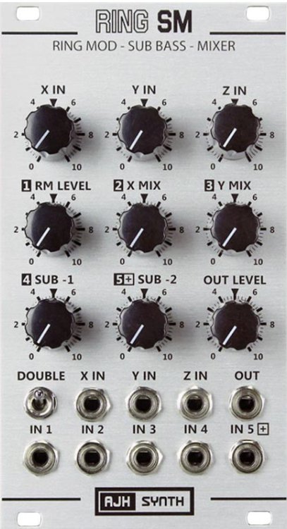 AJH SYNTH RING SM SILVER