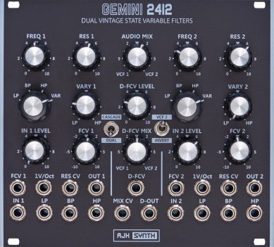 AJH SYNTH GEMINI 2412 SVF BLACK EDITION