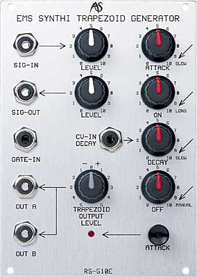 ANALOGUE SYSTEMS RS-510E EMS SYNTHI TRAPEZOID GENERATOR DUAL BUS