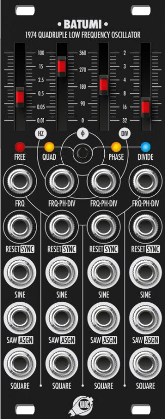 XAOC FACEPLATES BLACK PANEL