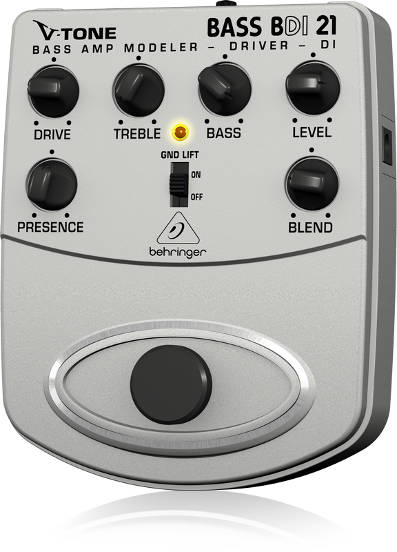 BEHRINGER BDI21 BASS AMP MODELER-DIRECT RECORDING PREAMP-DI BOX