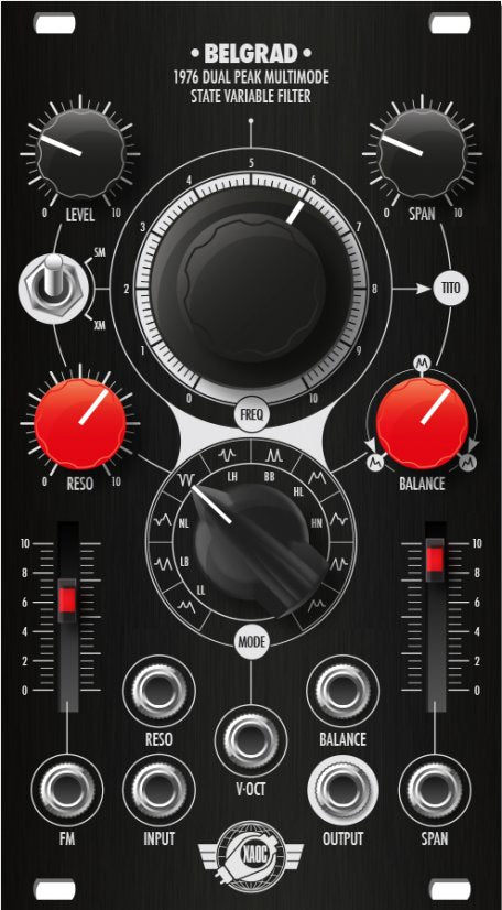 XAOC FACEPLATES BLACK PANEL