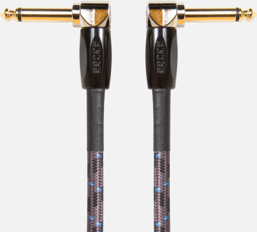 ROLAND BIC-1AA INSTRUMENT CABLE ANGLED JACK 1-4" 1ft