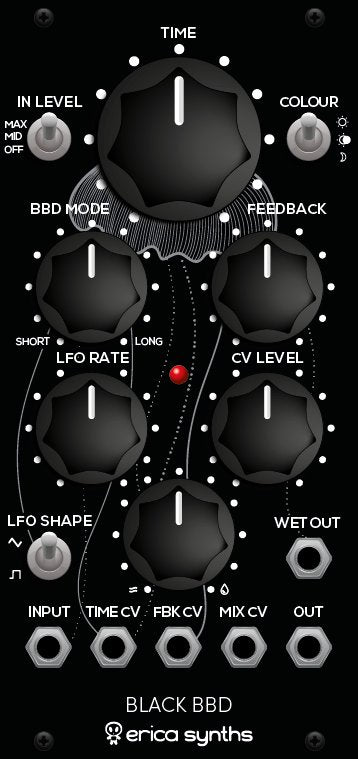 ERICA SYNTHS BLACK BBD DELAY : B-STOCK