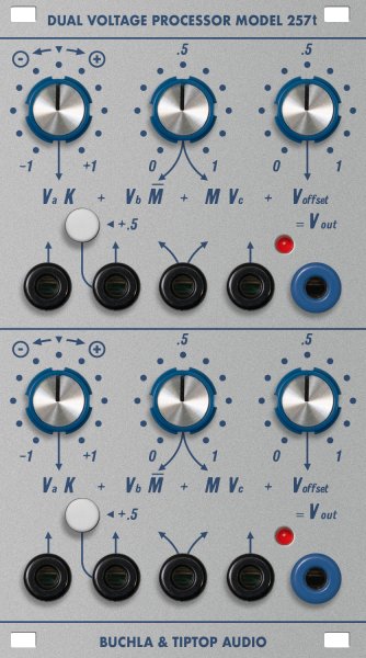 TIPTOP AUDIO BUCHLA 257T DUAL VOLTAGE PROCESSOR