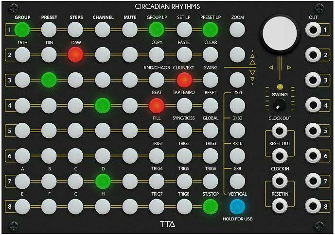TIPTOP AUDIO CIRCADIAN RHYTHMS : BLACK