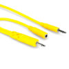HOSA CMM-545Y HOPSCOTCH PATCH CABLE 3.5MM TS WITH 3.5MM TSF PIGTAIL TO 3.5MM TS 5PC 1.5FT