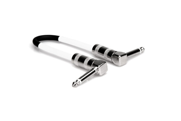 HOSA CPE-106 GUITAR PATCH CABLE HOSA RIGHT-ANGLE TO SAME 6IN
