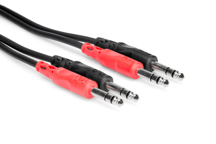 HOSA CSS-202 STEREO INTERCONNECT DUAL 1/4 IN TRS TO SAME 2M