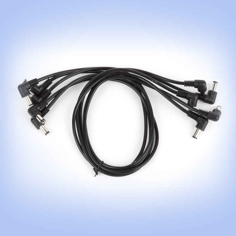 STRYMON DC POWER CABLES RIGHT TO RIGHT ANGLE 18" - 5 PACK